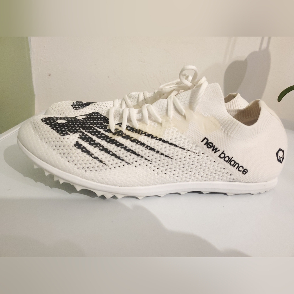New Balance White and Black Running Shoes